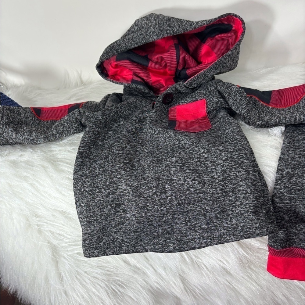 Jogger 2 Piece Hoodie And Sweat Pants Size 70 Or 8 - 16 Lbs. Unisex